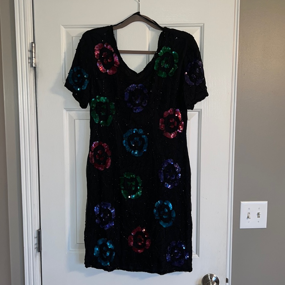 Vintage Beaded Dress